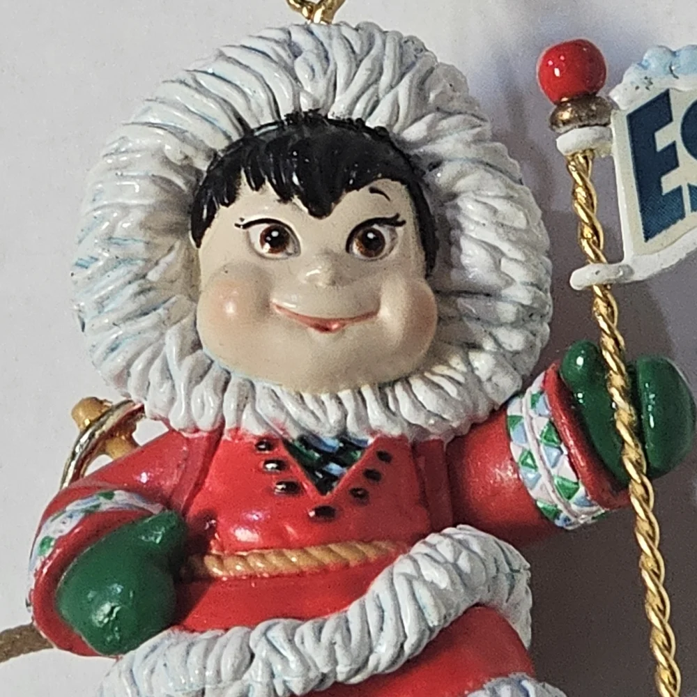 Carlton Cards Christmas Ornament Heirloom Collection Eskimo Explorer Eskimo Pie